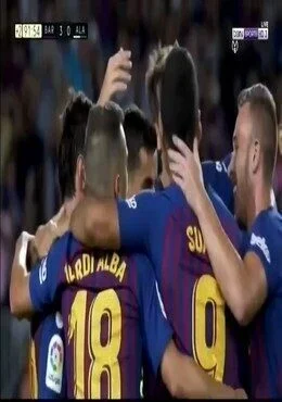 ثلاثية برشلونه فى مرمى الافيس