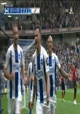 أهداف مباراة برايتون ومانشستر يونايتد