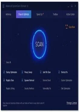 برنامج Advanced SystemCare Ultimate 11.2.0.84 لتسريع الجهاز واصلاح مشاكله