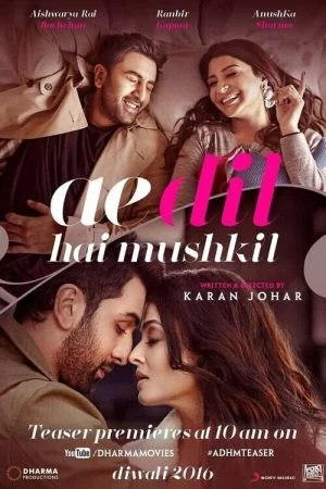 فيلم Ae Dil Hai Mushkil 2016 مترجم