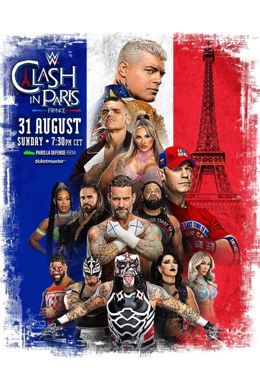 عرض WWE Clash in Paris 2025 مترجم